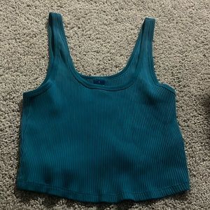 Turquoise  tank top from Old Navy in the size Large